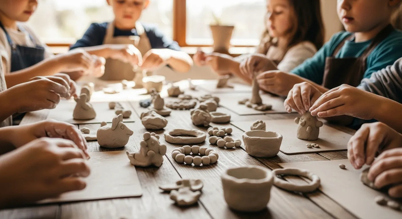10 Fun & Educational Air Dry Clay Crafts for Kids