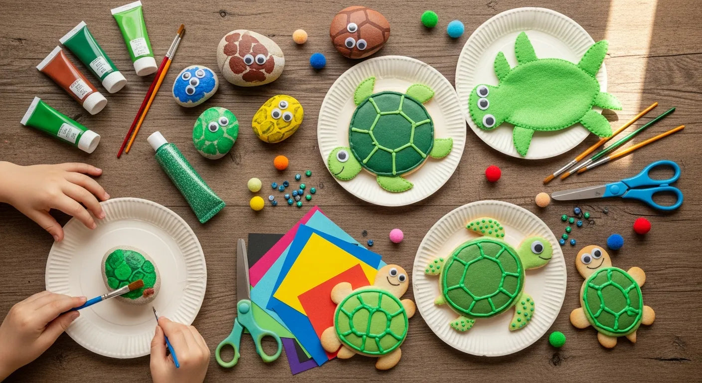 Delightful Turtle Crafts for Kids: Creative Adventures Await! | I'm the ...