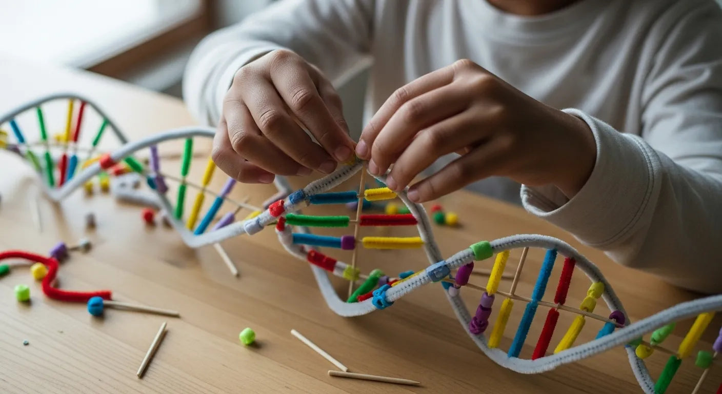 Dna Crafs Exploring Genetics: A Fun DNA Craft for Kids