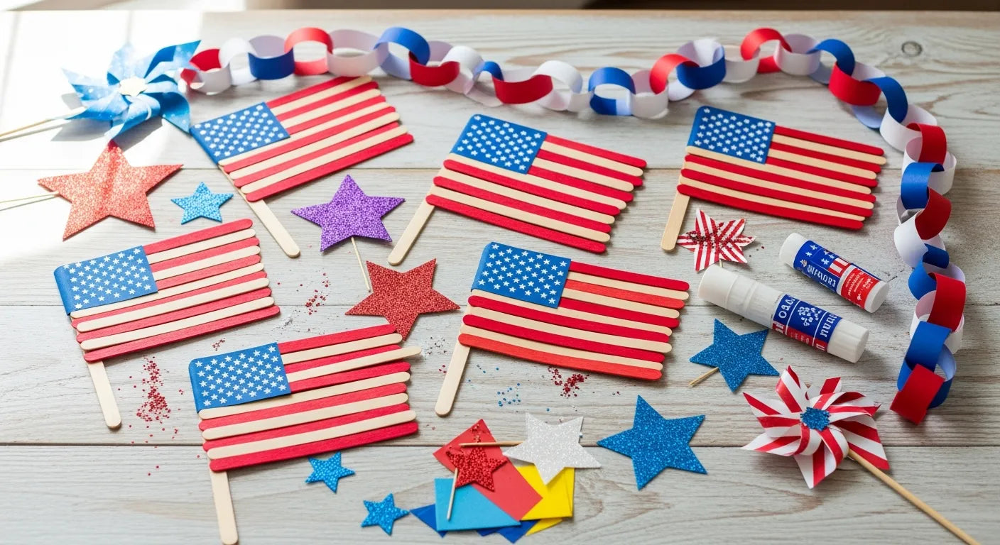 Easy 4th of July Crafts for Kids | I'm the Chef Too