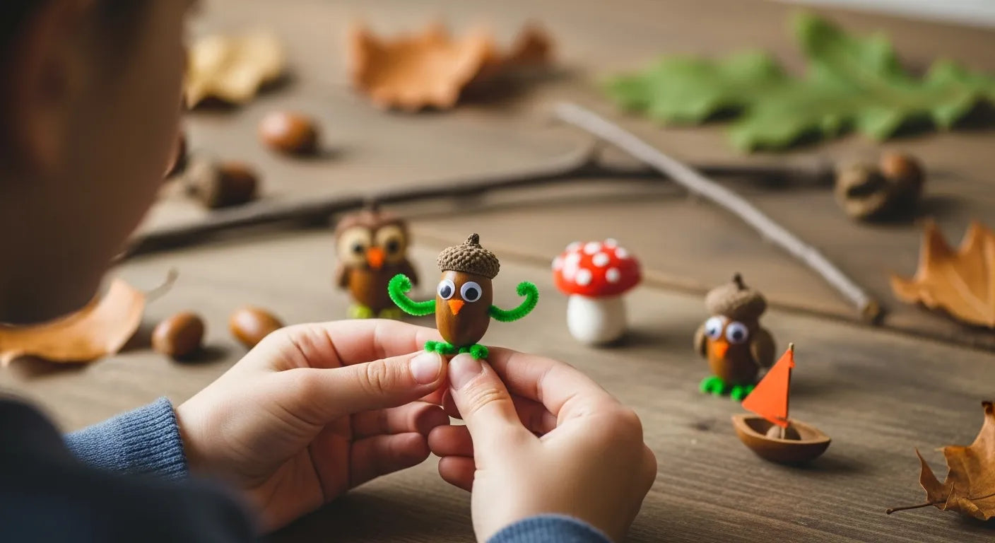 Easy Acorn Crafts for Kids: Learning Through Nature | I'm the Chef Too