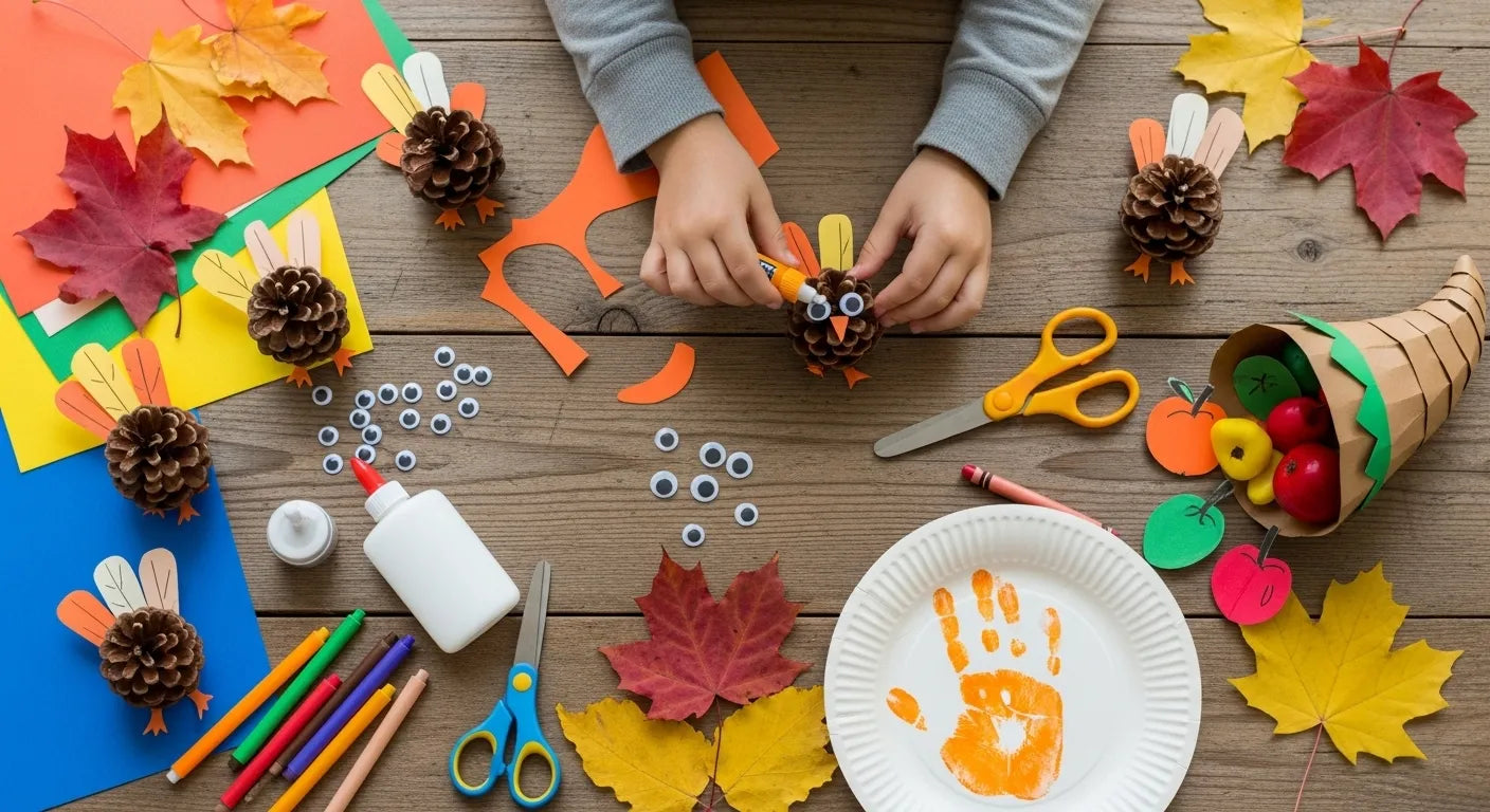 Easy Free Thanksgiving Craft for Kids: Fun & Learning | I'm the Chef Too