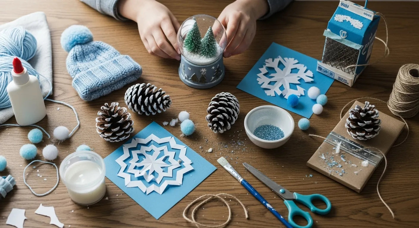 Easy January Crafts for Kids | I'm the Chef Too