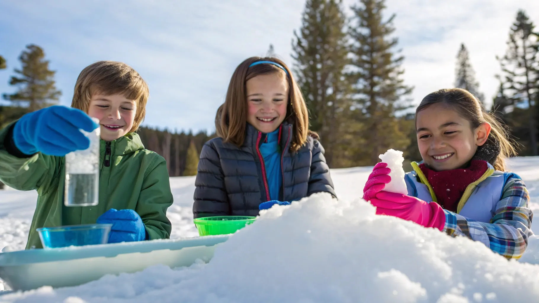 Snow Creat How to Create a Fun Making Snow STEM Activity for Kids