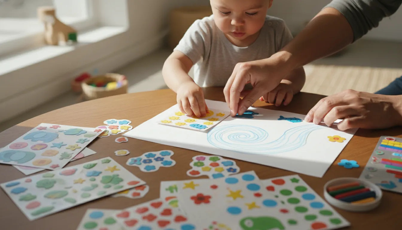 10 Fun & Easy Toddler Sticker Activities for Learning