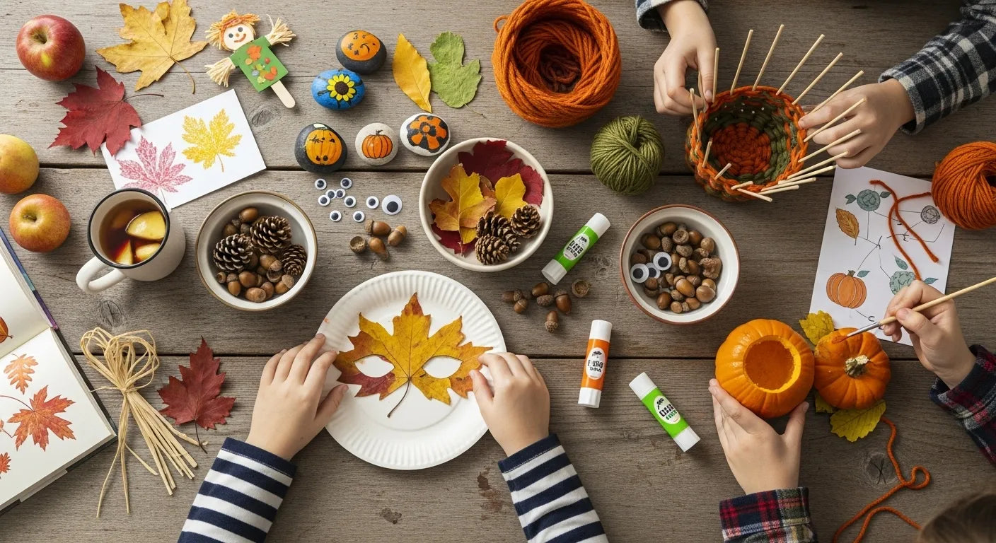 Fall Crafts for School Age Kids: Creative Fun & Learning | I'm the Chef Too