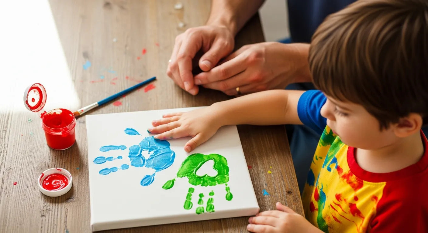 Father's Day Handprint Crafts for Kids: Heartfelt DIYs | I'm the Chef Too