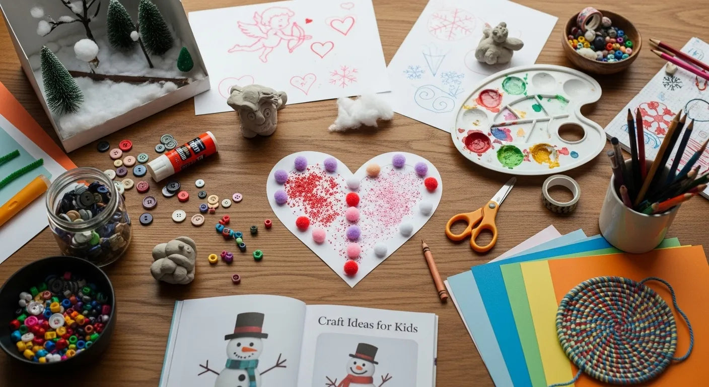 February Craft Fun: Engaging Kids All Month | I'm the Chef Too