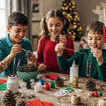 Festive Pine Cone Crafts: Joyful Christmas Kids' DIY