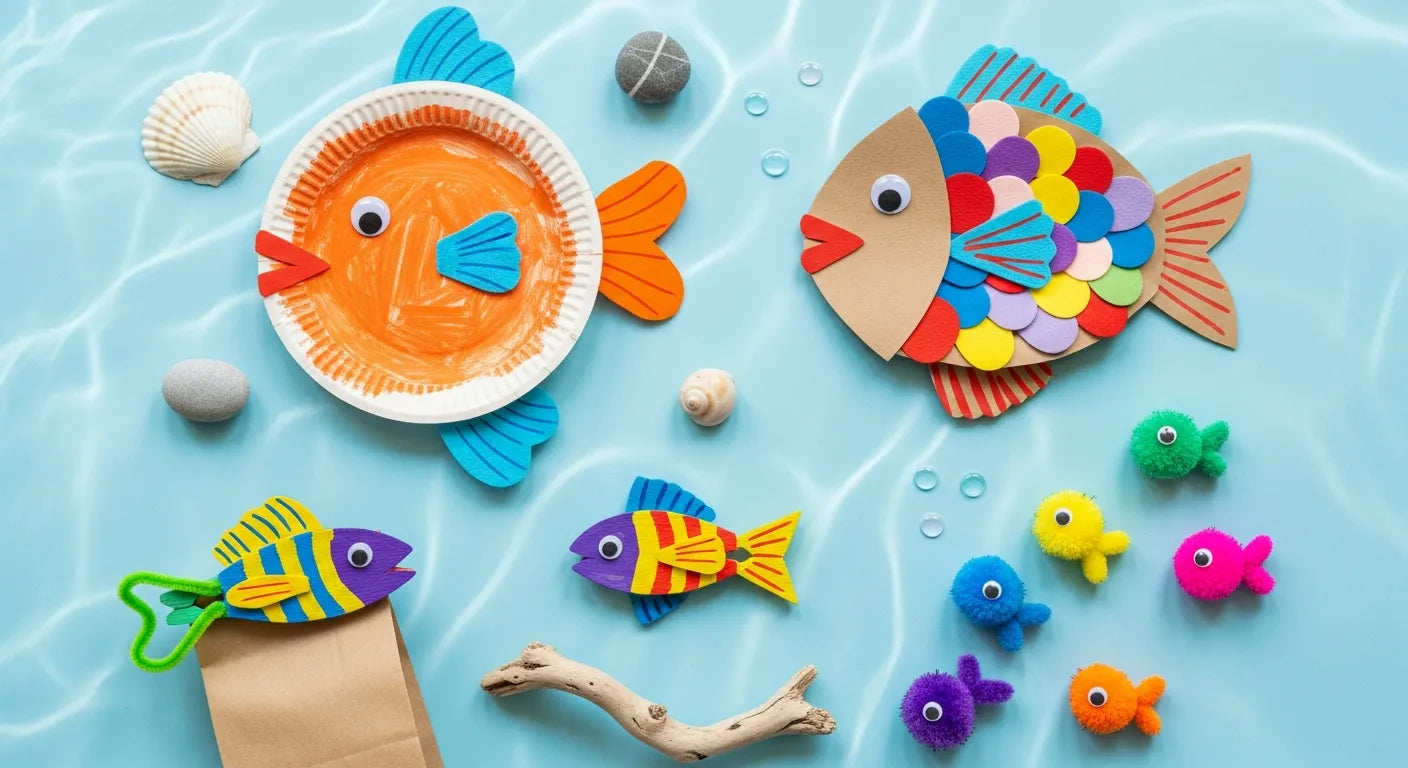Fin-tastic Fish Crafts for Kids: Dive into Ocean Fun | I'm the Chef Too