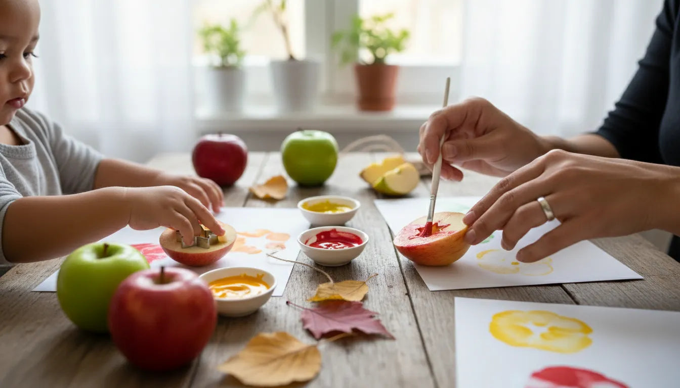 Fun and Easy Apple Craft Toddler Ideas for Fall | I'm the Chef Too