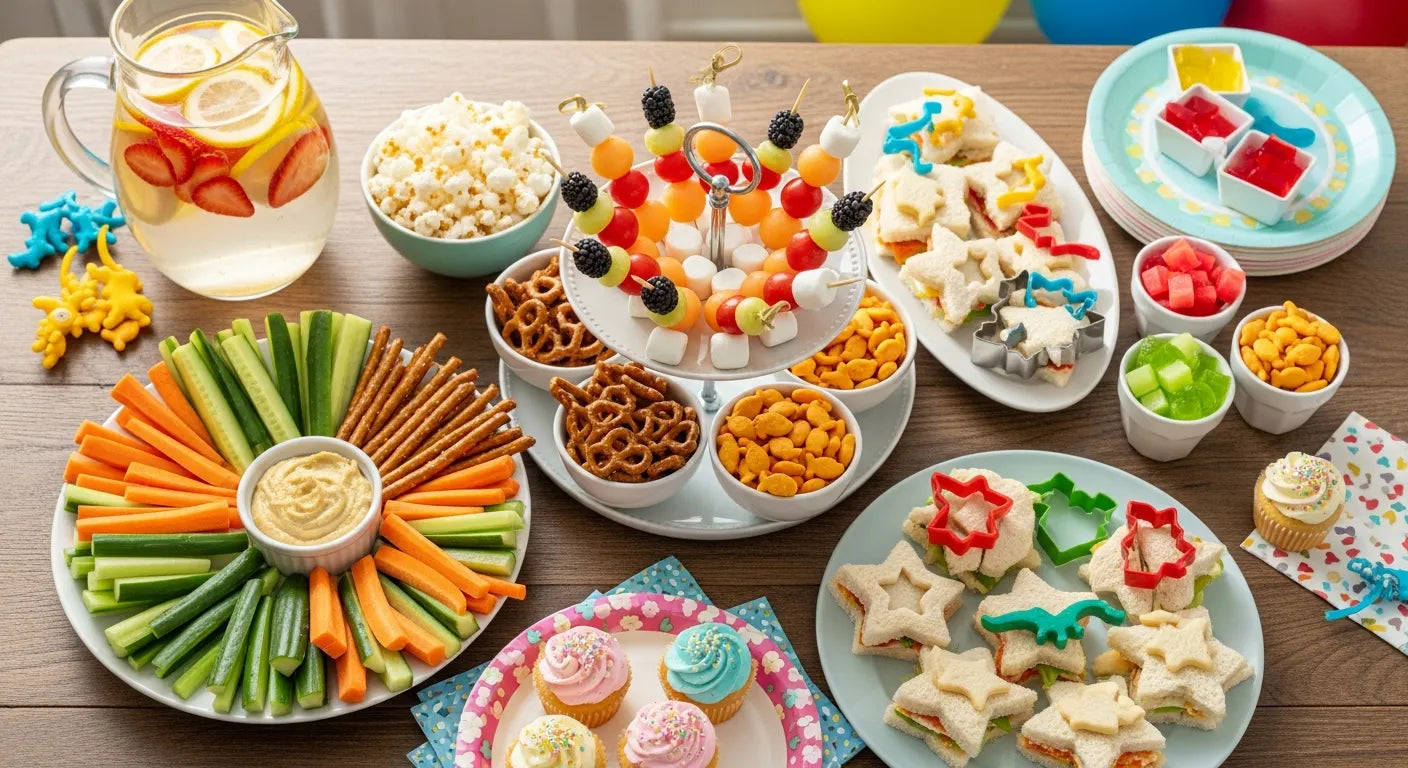15 Creative and Healthy Kids' Birthday Party Snacks
