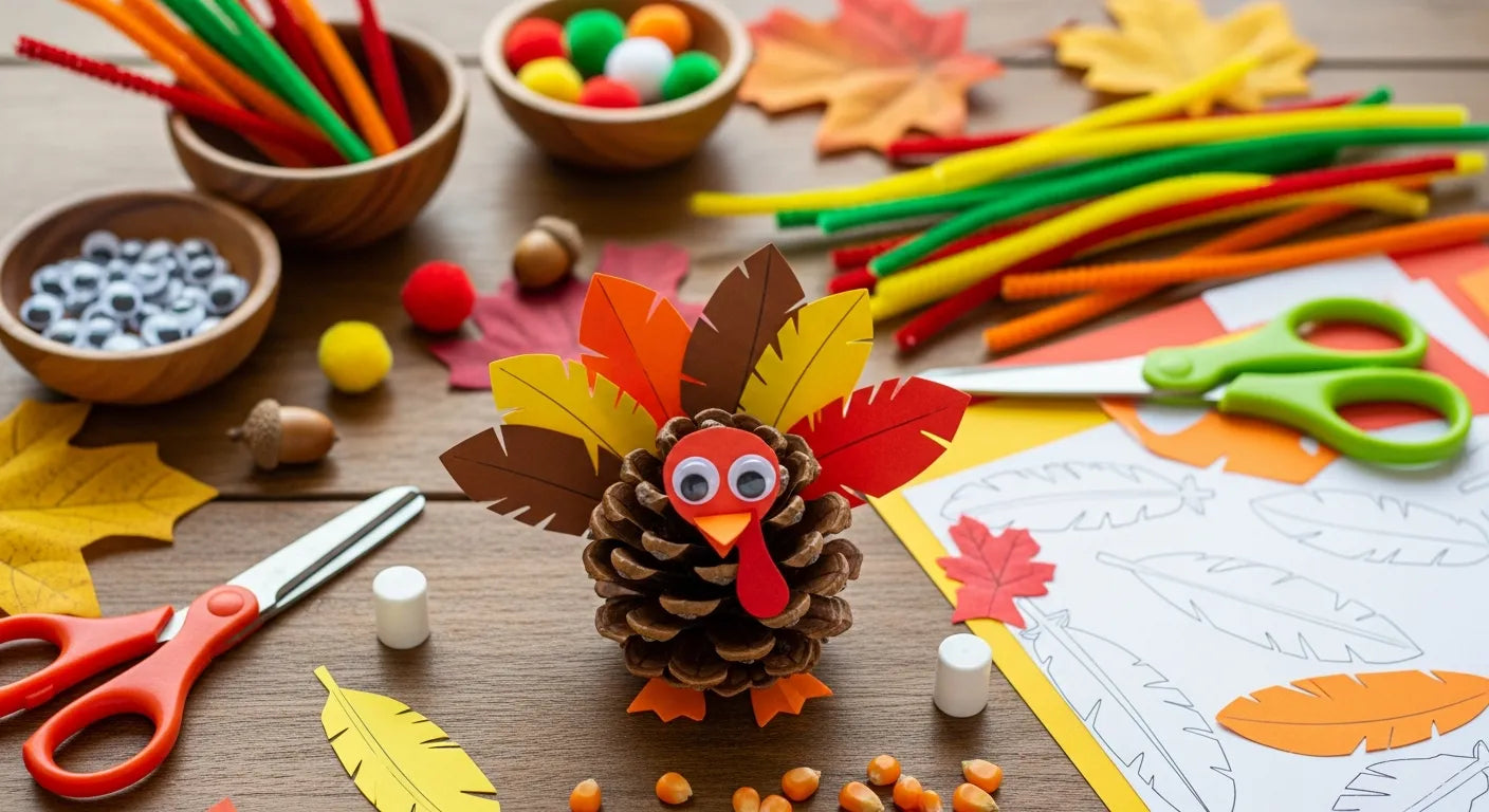 Fun & Easy Turkey Craft for Kids: Creative Ideas for Fall | I'm the ...