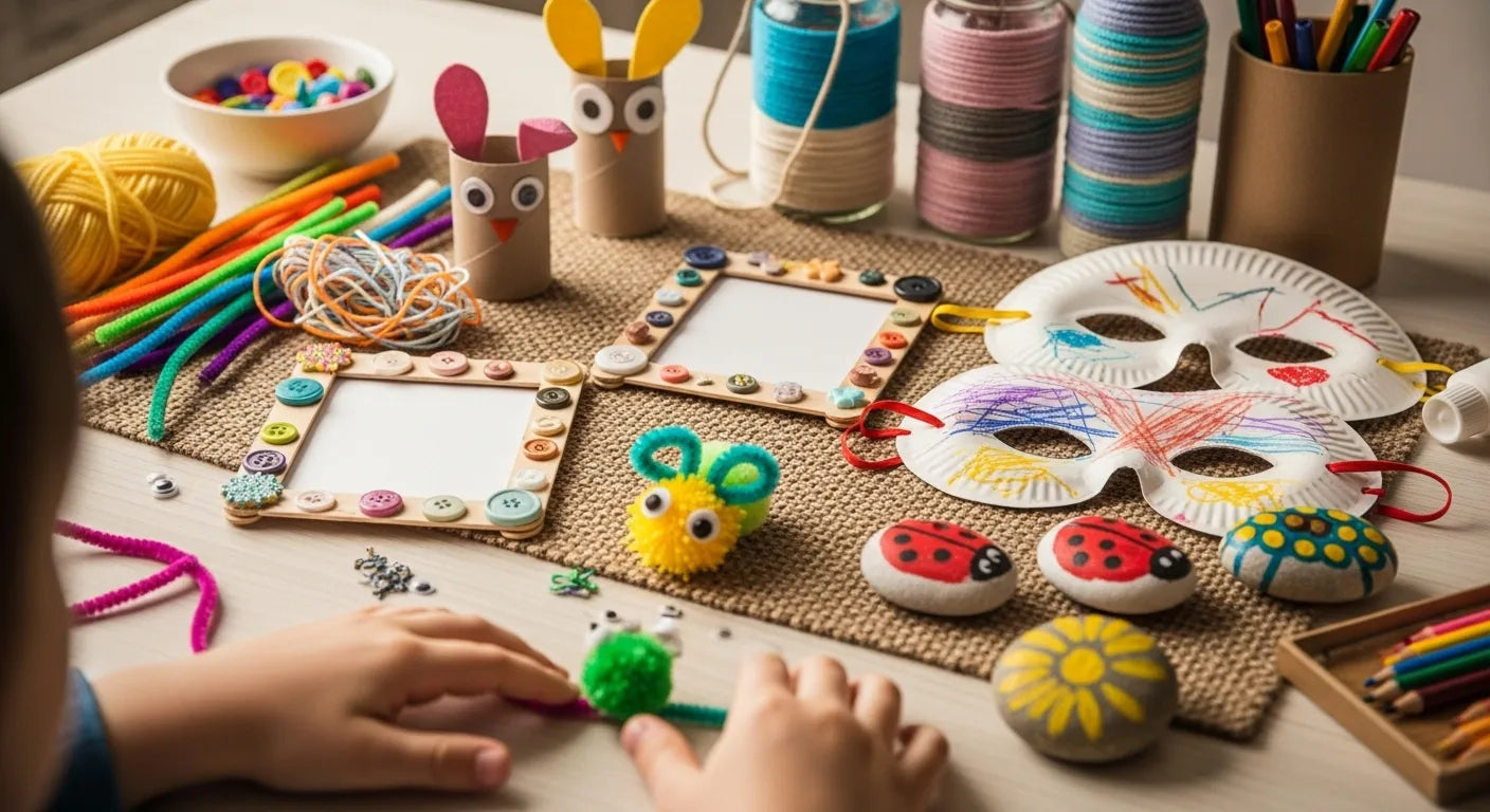 Fun & Free Craft Ideas for Kids: Spark Creativity at Home | I'm the ...
