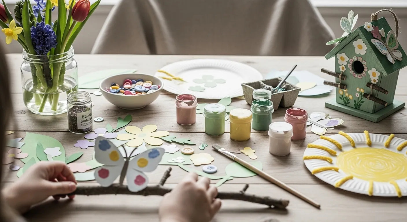 Fun Kids Spring Crafts Ideas for Creative Play | I'm the Chef Too