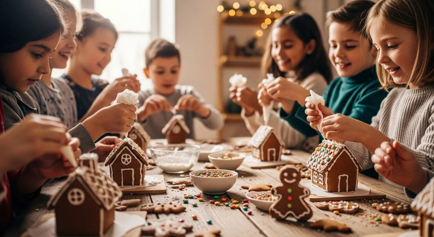 Children Making Gingerbread Gingerbread Craft Kids Love: Edible Fun & Learning | I'm the Chef Too