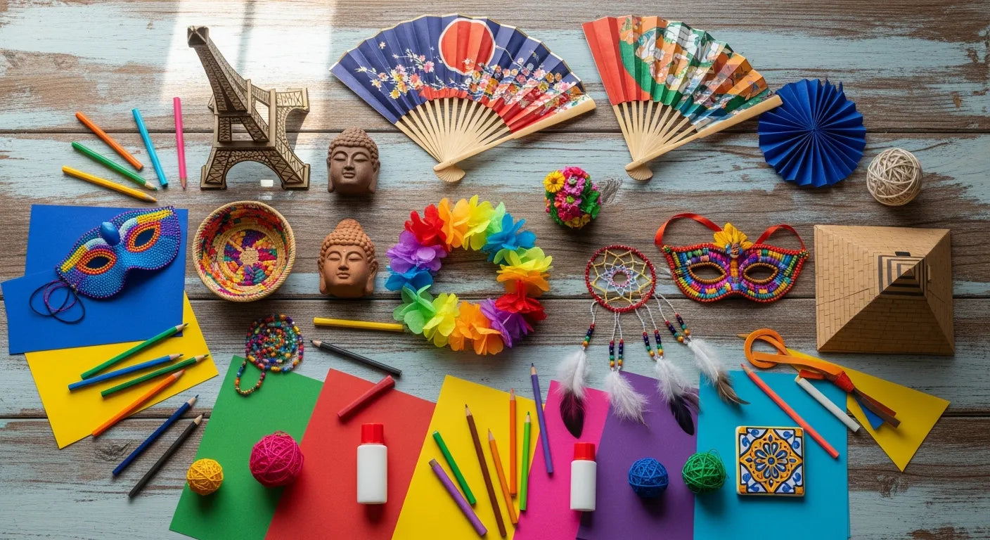 Global Adventures: Around the World Crafts for Kids | I'm the Chef Too