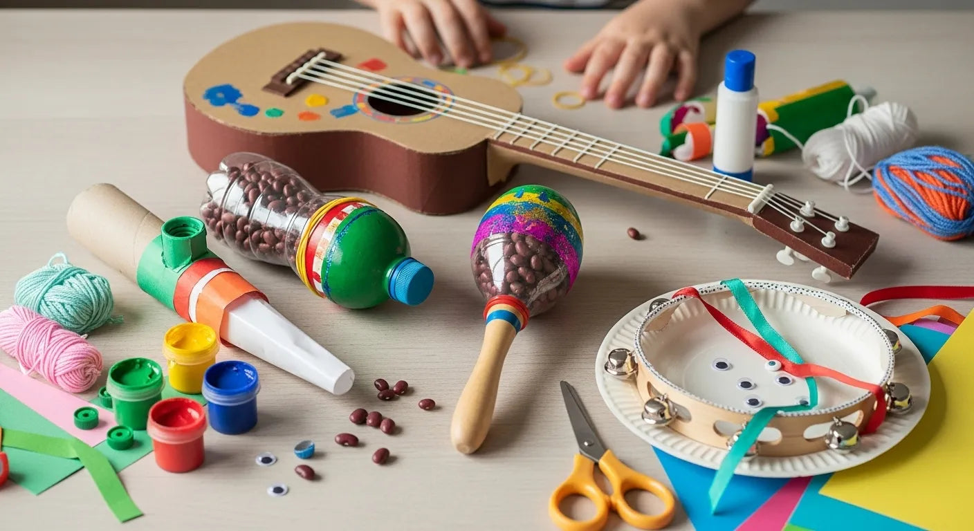 Harmonious Fun: Musical Instrument Crafts for Kids | I'm the Chef Too