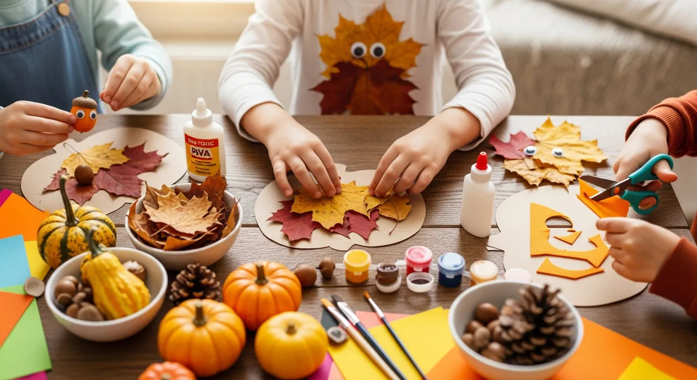 Harvesting Fun: Easy Fall Crafts for Kids | I'm the Chef Too