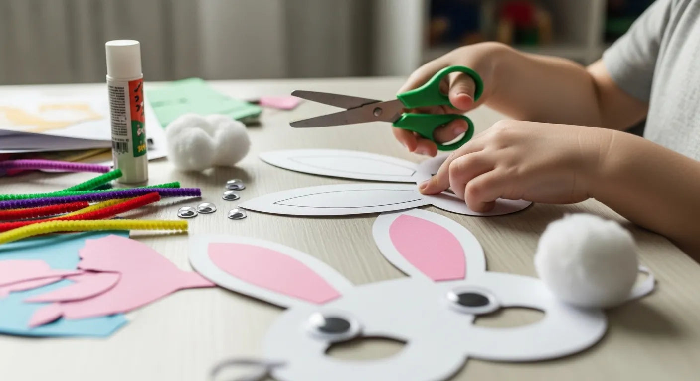 Hoppy Fun: Easy Bunny Mask Craft for Kids | I'm the Chef Too