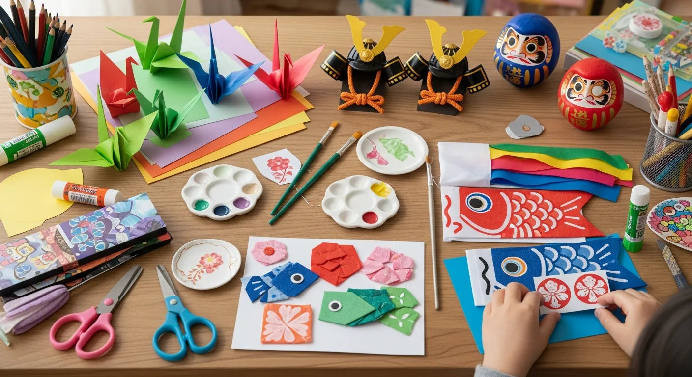 Japanese Craft Layout Japanese Crafts for Kids: Fun STEM and Art Adventures
