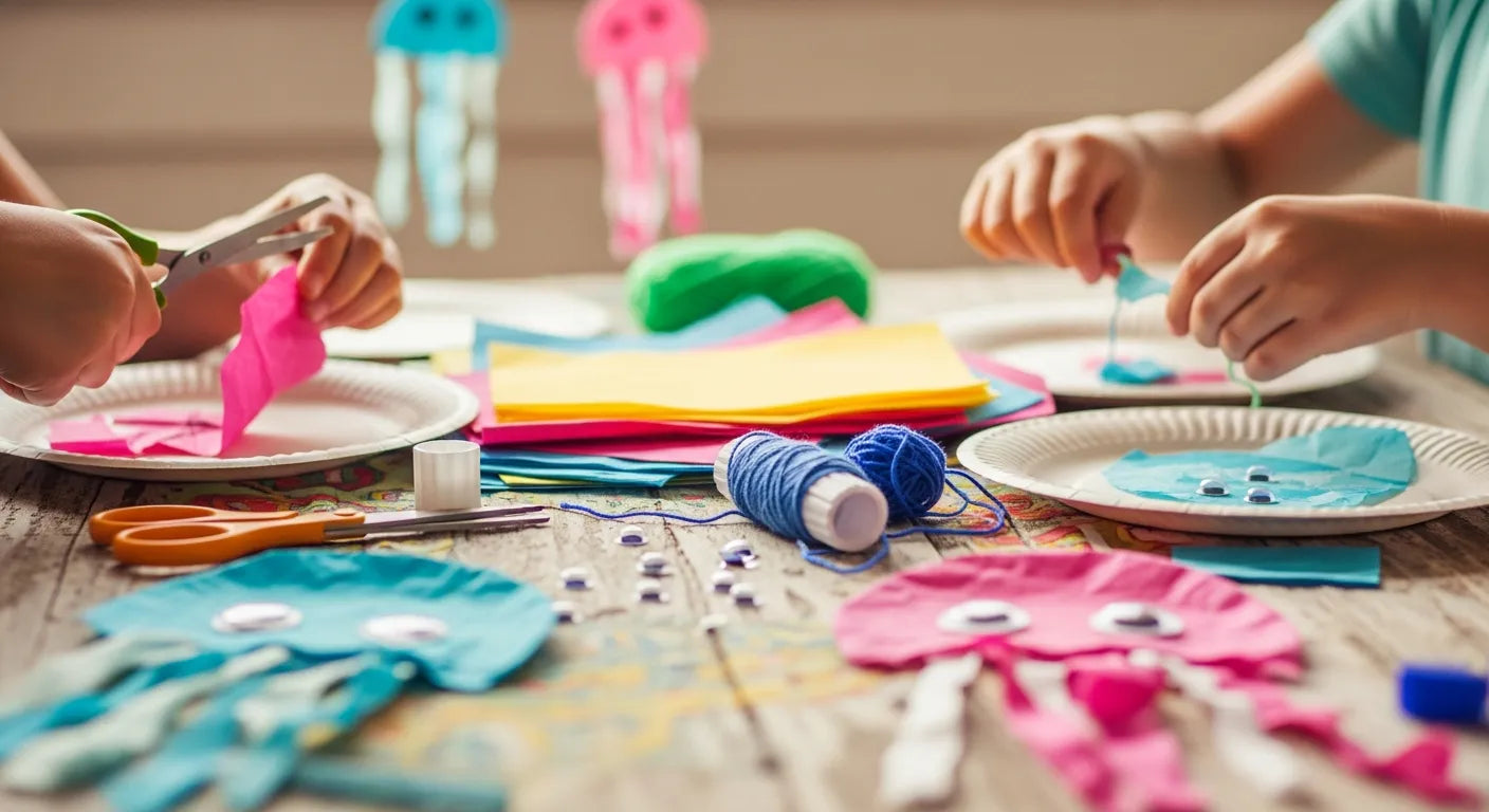 Jellyfish Art Project for Kids - Ocean Fun at Home | I'm the Chef Too