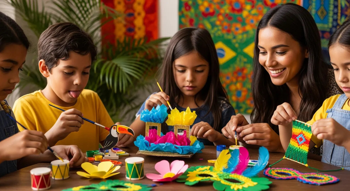Explore Culture with Easy Brazil Crafts for Kids