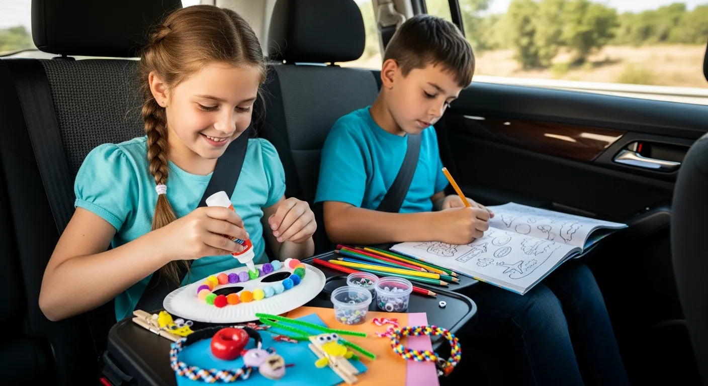 15 Creative Road Trip Crafts for Kids: Keep Them Busy