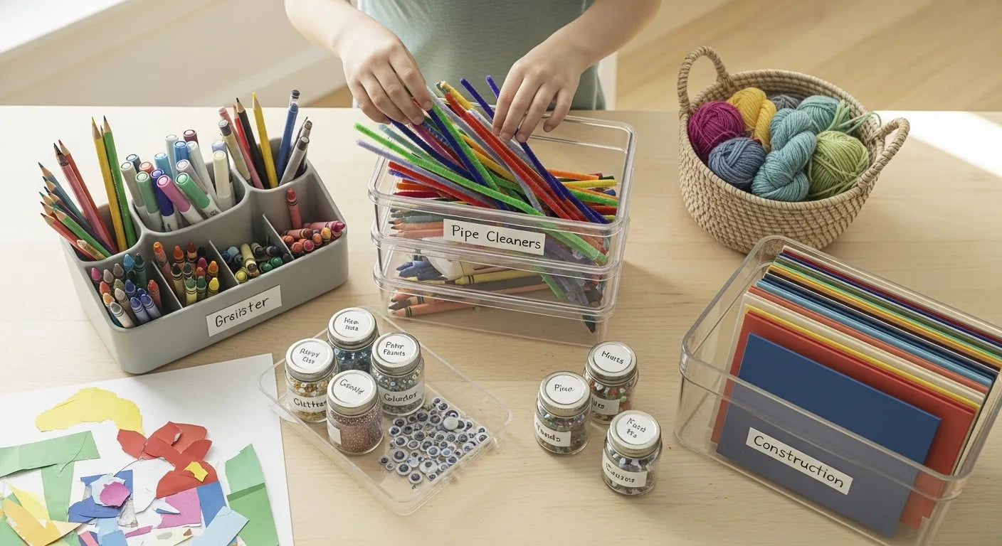 Kid Craft Organization: Tame Creative Chaos with Ease | I'm the Chef Too