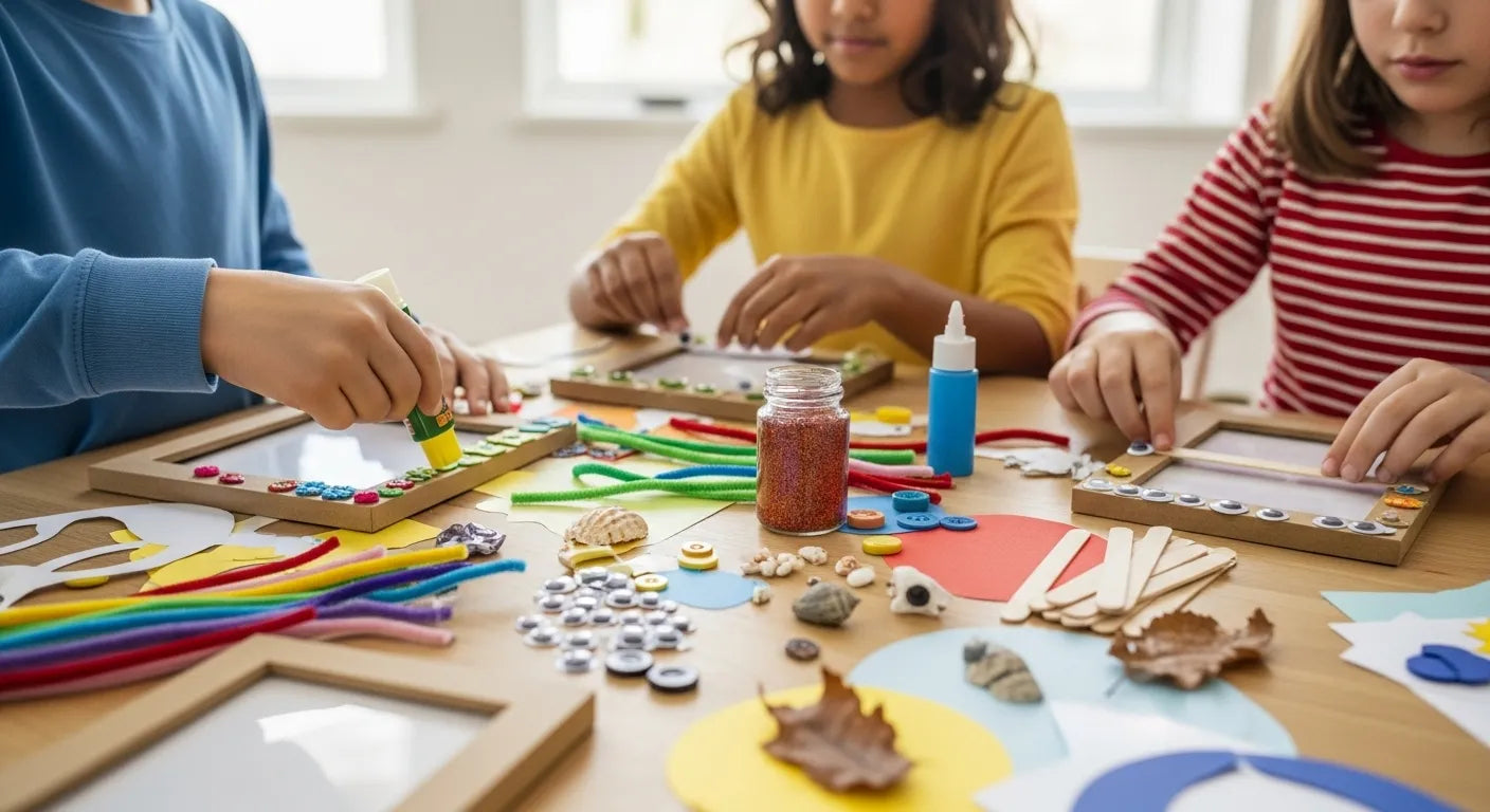 Frame Craftwork Kids' DIY Picture Frame Crafts | I'm the Chef Too
