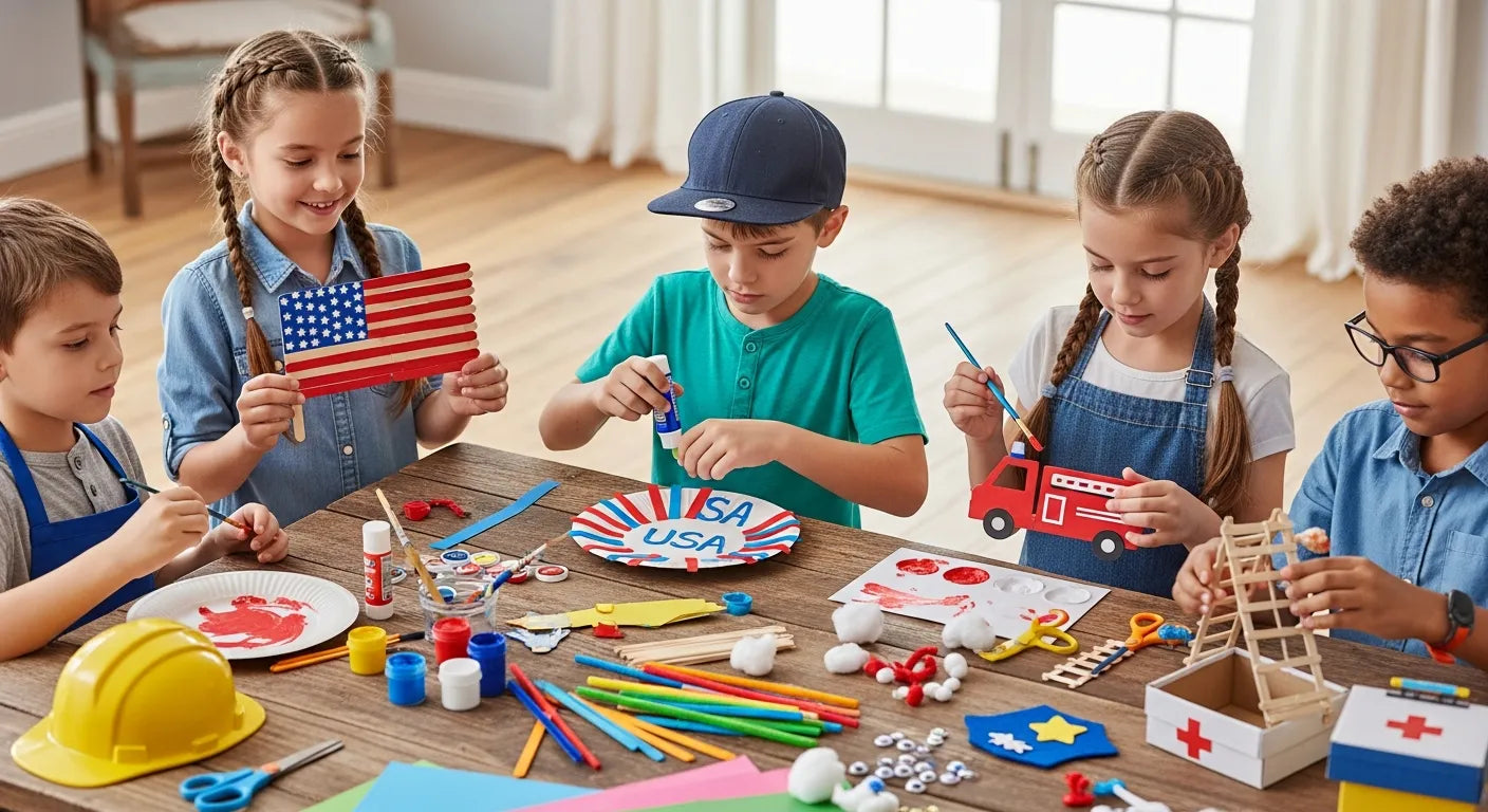 15 Fun Labor Day Crafts & STEM Activities for Kids