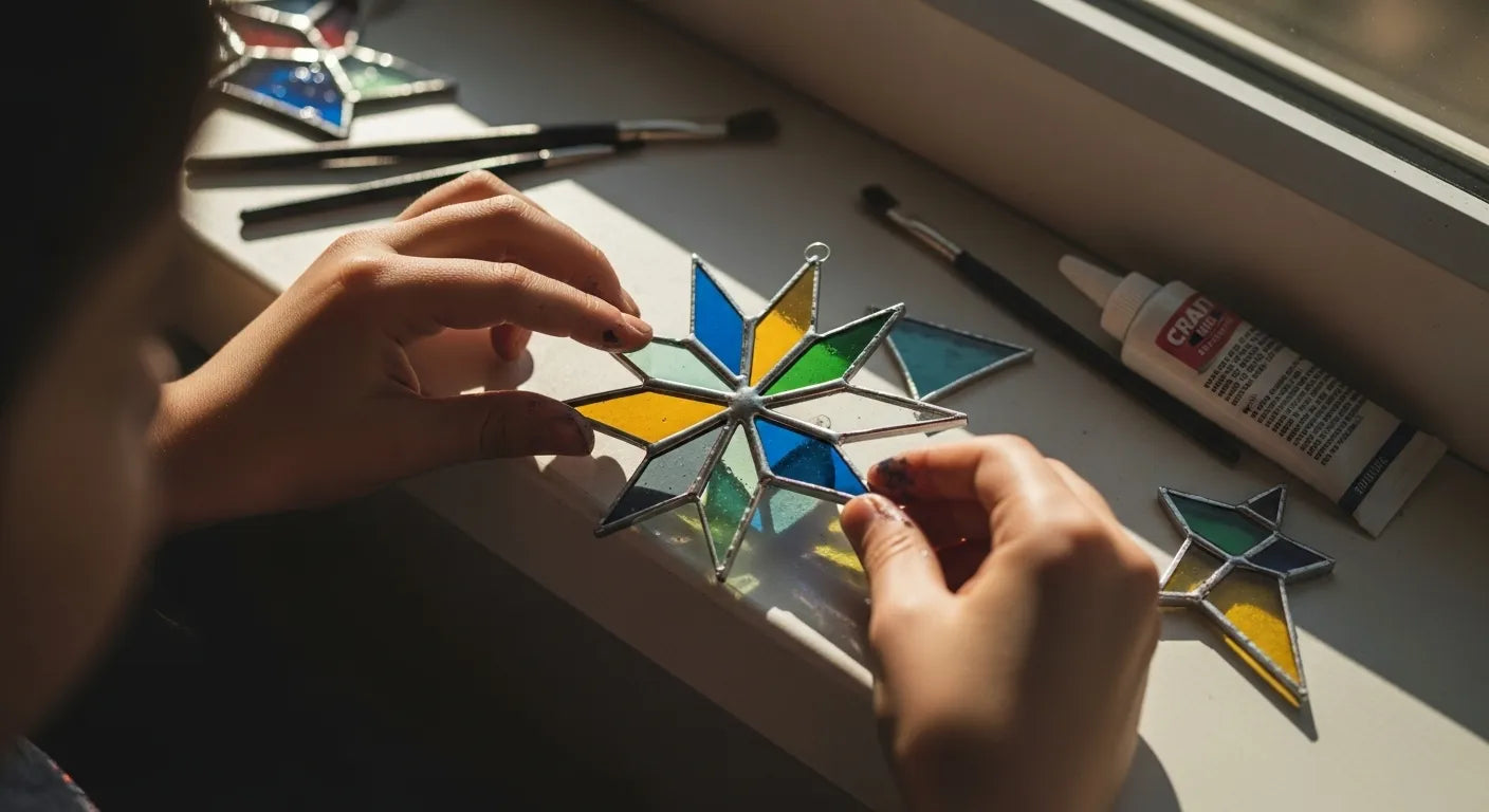 Light Up Their Learning: The Magic of Stained Glass Ornament Craft for ...