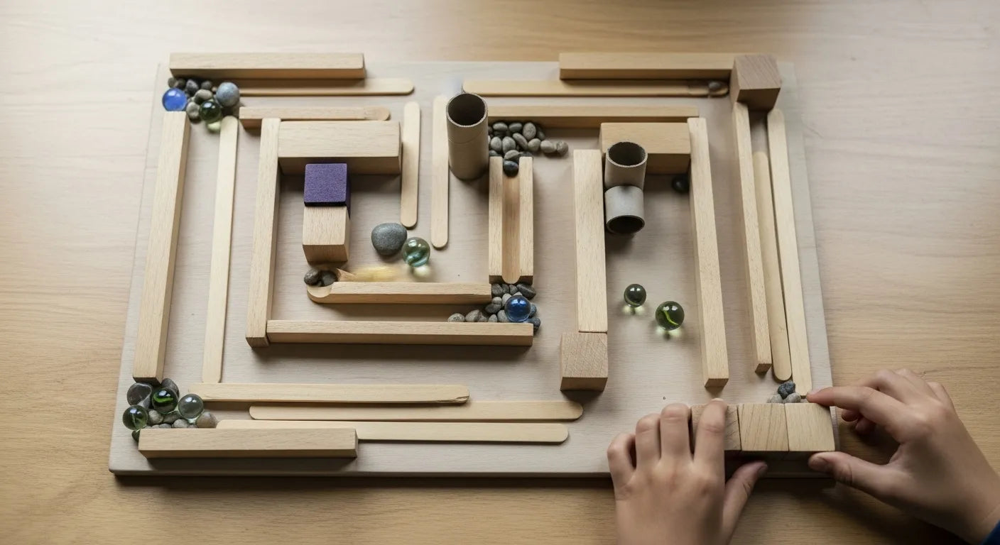 Maxe Building How to Build a Marble Maze: Fun STEM Project for Kids