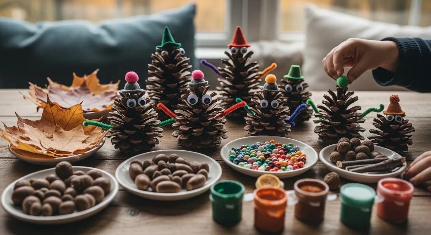 Nature's Little Treasures: Fun Pine Cone Craft Ideas for Kids | I'm the ...