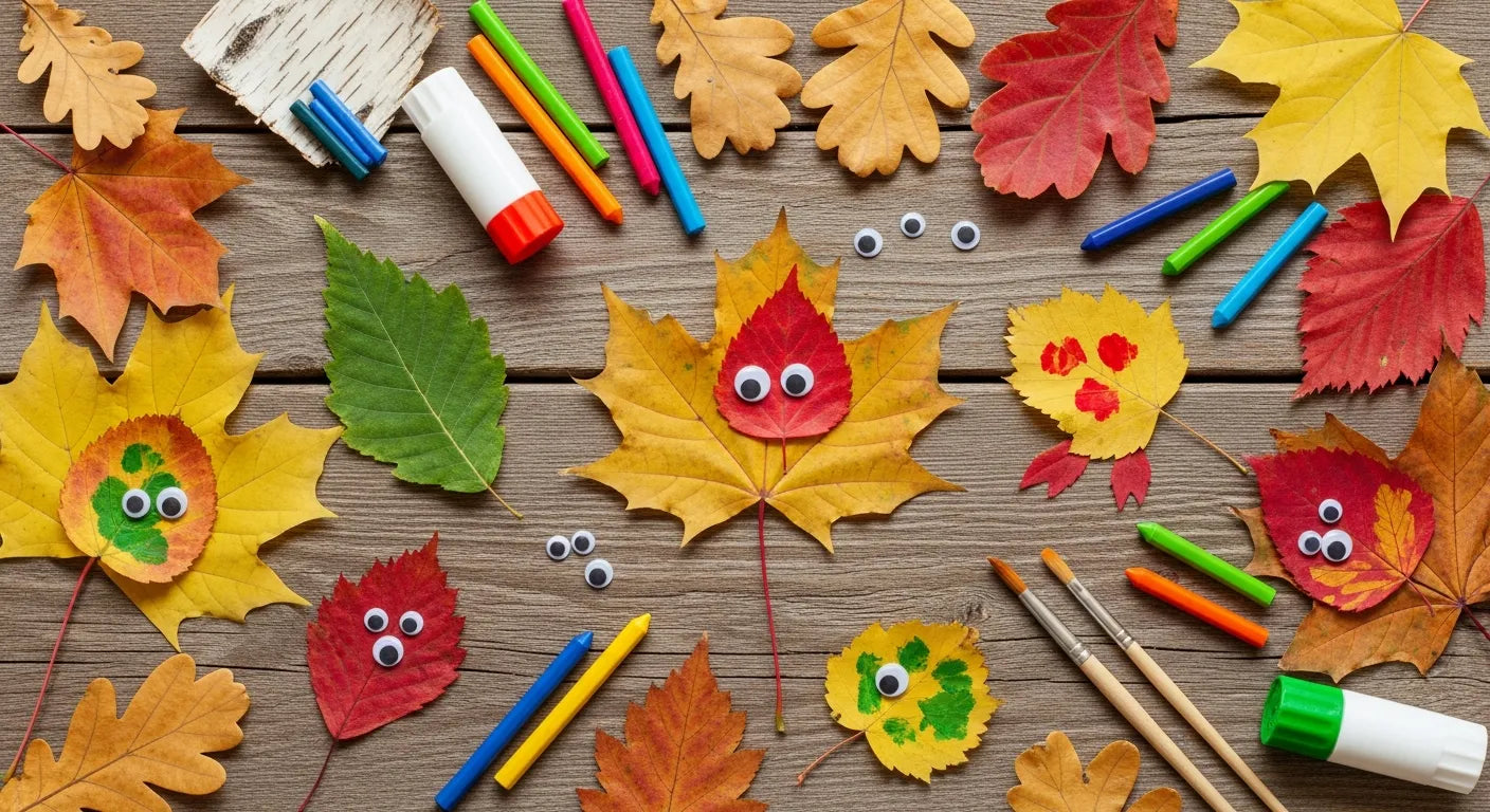 Nature's Palette: Easy & Fun Crafts with Leaves for Kids | I'm the Chef Too