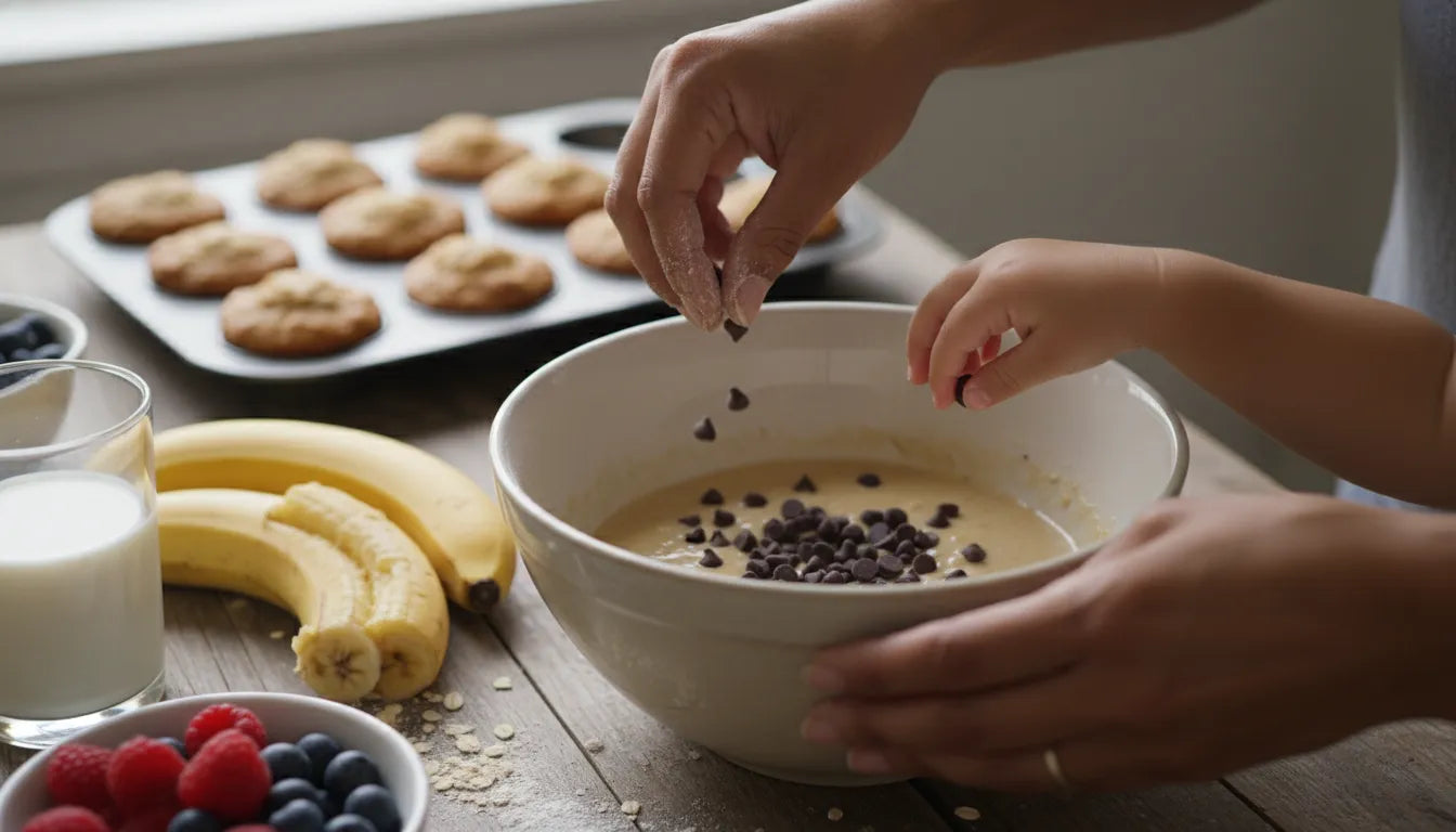 Nutritious and Tasty Healthy Toddler Chocolate Chip Muffins | I'm the ...