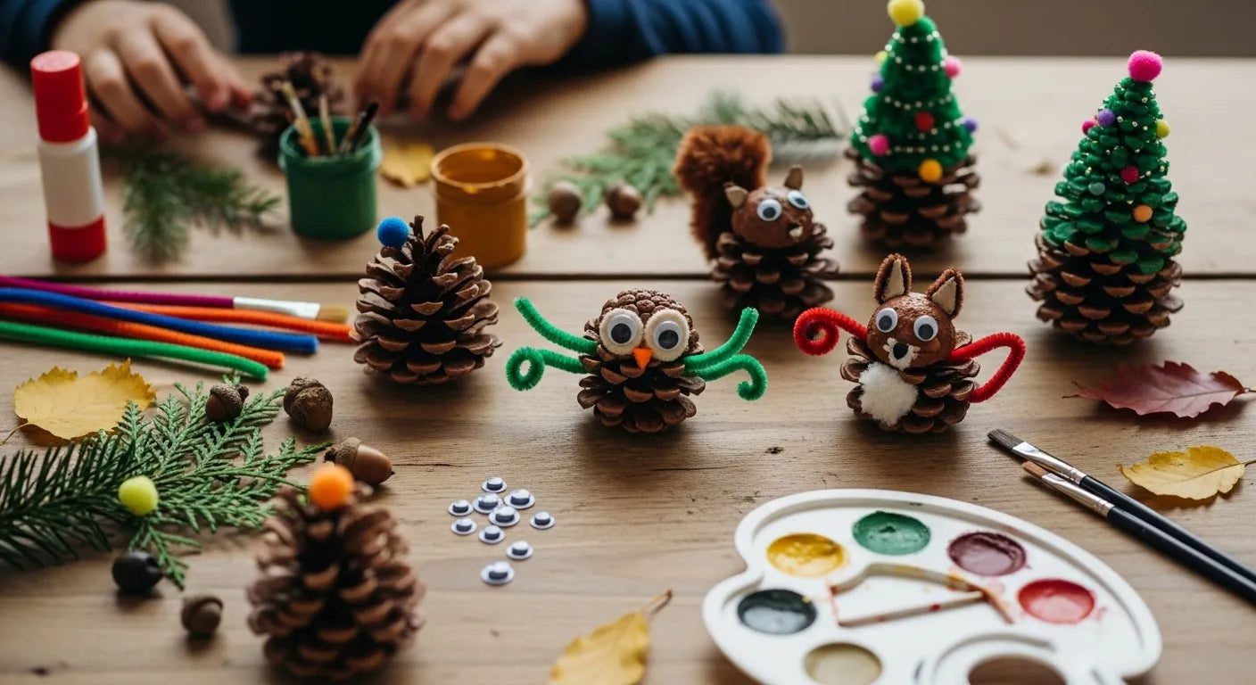 Pinecone Crafts: Nature's Free Fun for Kids | I'm the Chef Too