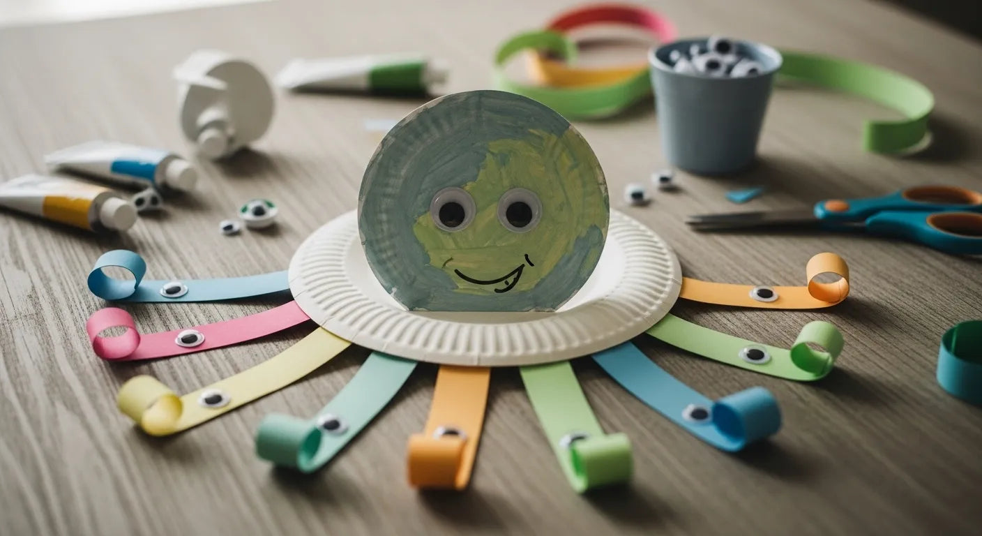 Paper Plate Octopus Craft: Fun & Educational DIY for Kids