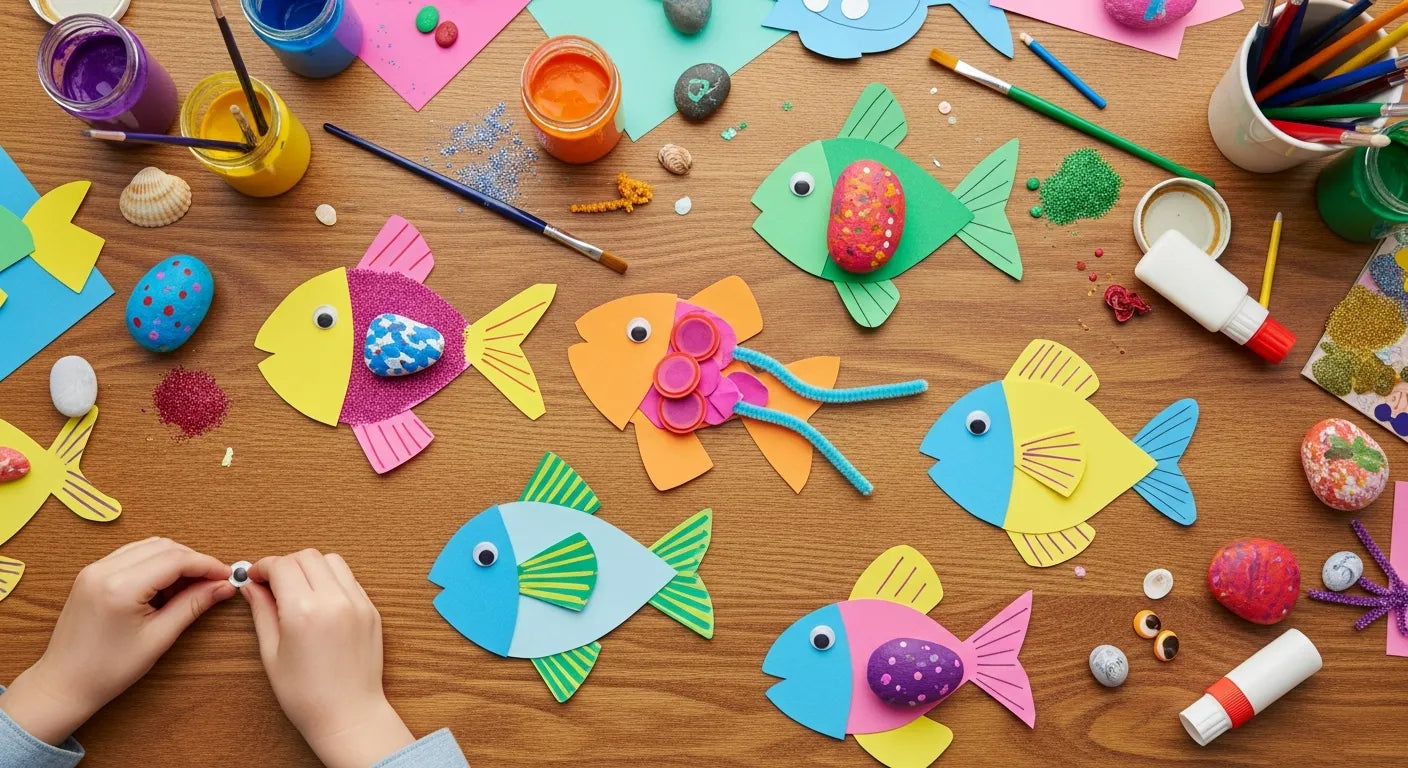 Fin-tastic Fish Crafts for Kids: Dive into Ocean Fun | I'm the Chef Too