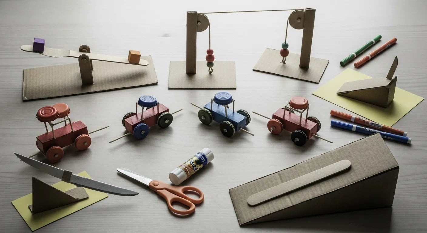 Simple Machine Crafts for Kids | I'm the Chef Too