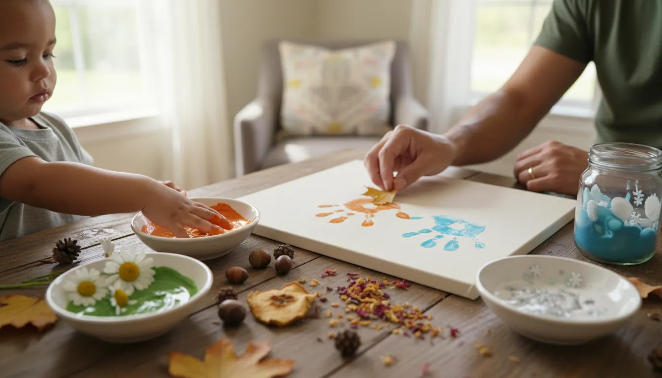 Simple Toddler Handprint Craft Ideas for Every Season | I'm the Chef Too