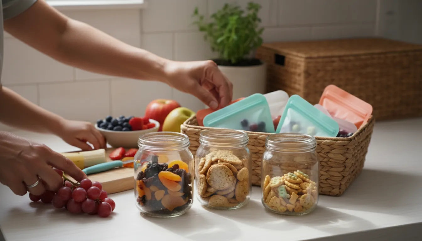 How to Organize Toddler Snacks for Independence
