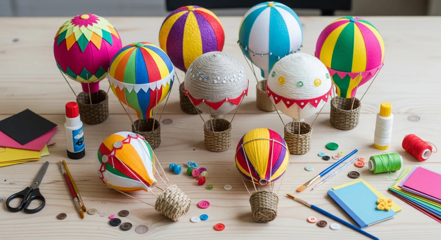 Fun & Educational Hot Air Balloon Crafts for Kids