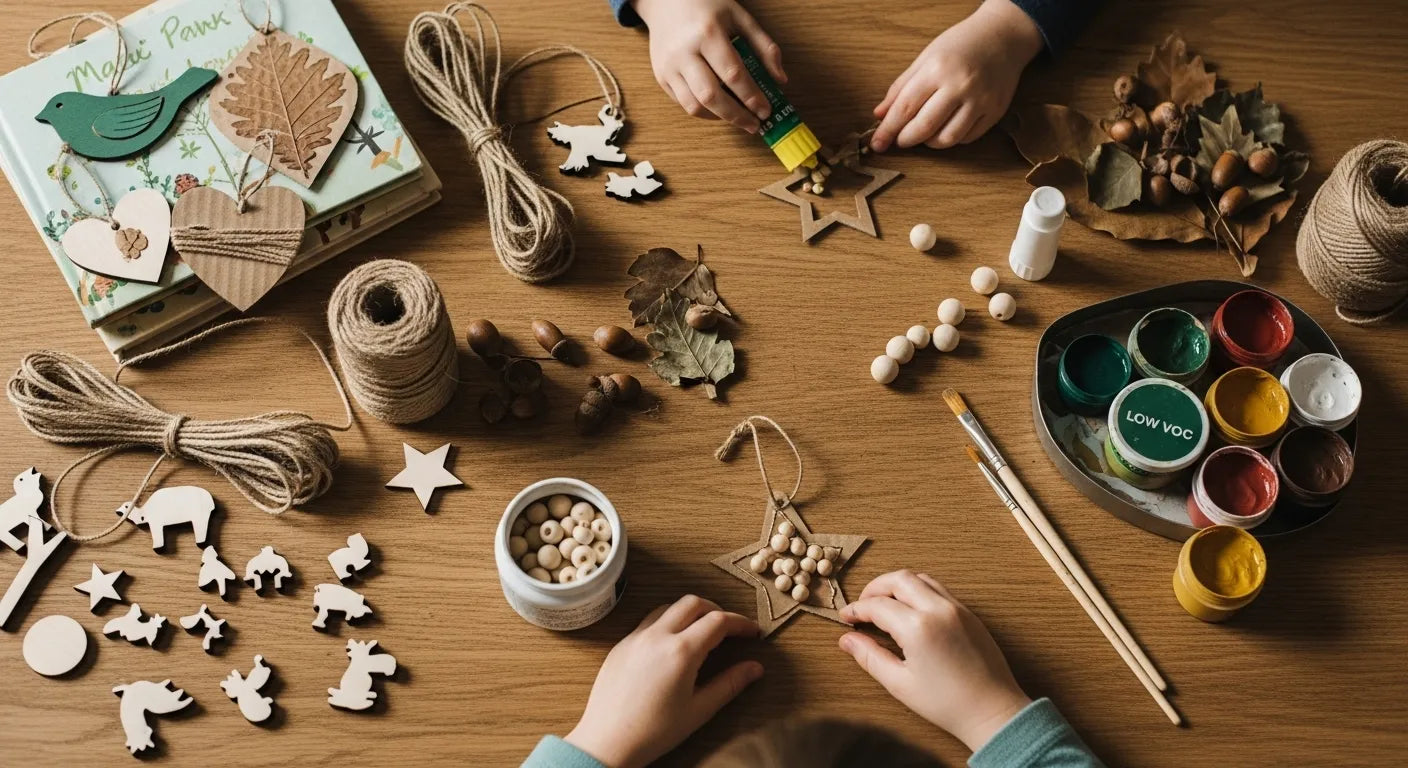 Spark Creativity: Easy Craft Ornaments for Kids | I'm the Chef Too