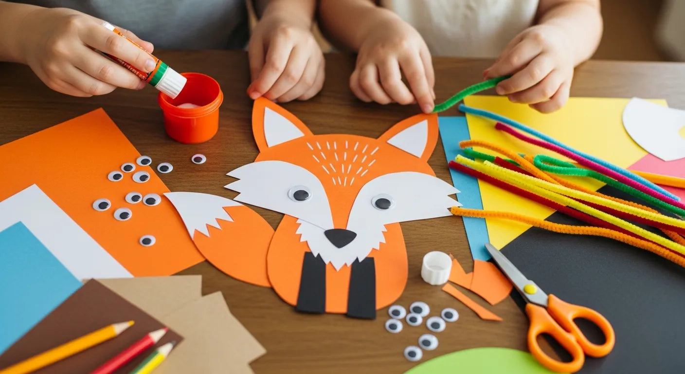 Fun & Educational Fox Craft for Kids: Easy DIY Tutorial