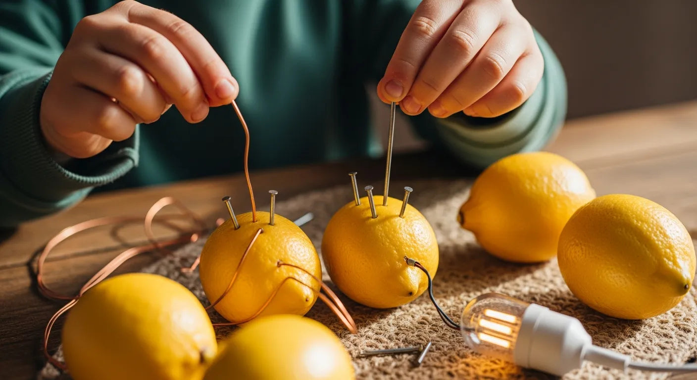 Lemon Battery Experiment: Powering Kids' Curiosity