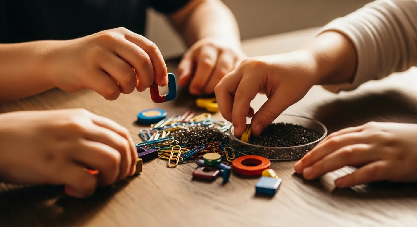 Spark Curiosity: Simple Magnet Experiments for Kids | I'm the Chef Too