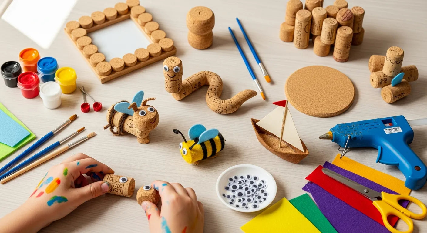 Cortex Crafts Creative Cork Crafts for Kids: Fun STEM & Art Activities