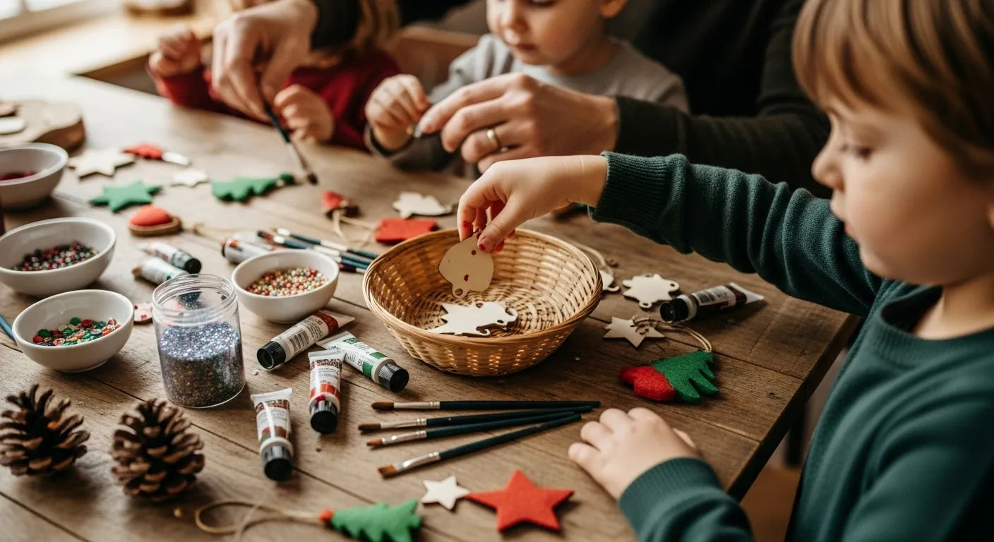 Spark Joy: Kid Craft Christmas Ornaments for Family Fun | I'm the Chef Too