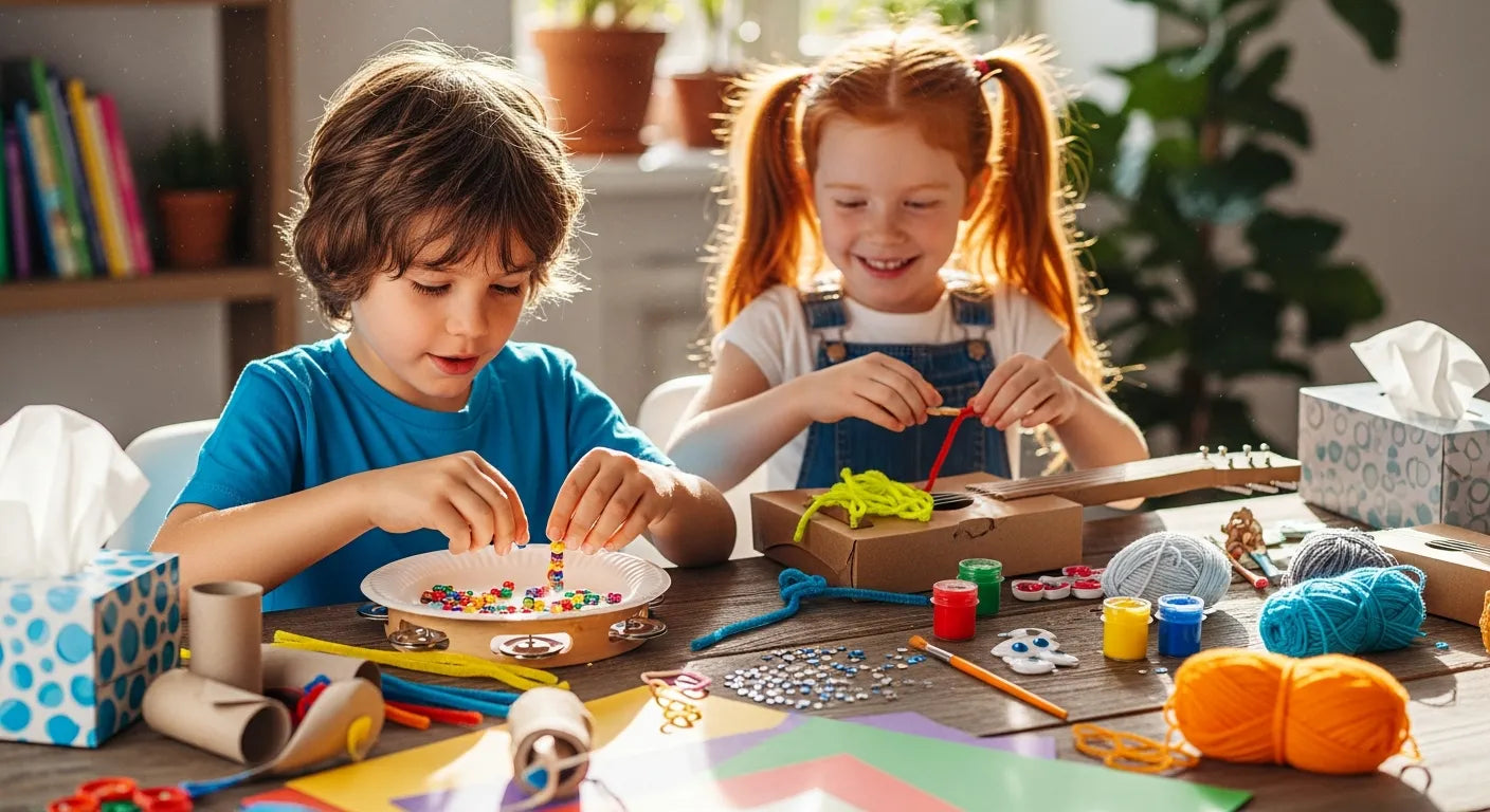 Fun Music Crafts for Kids: DIY Instruments & STEM Play